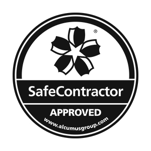 SafeContractor Accreditation Sticker White